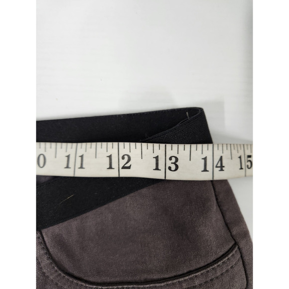 Lafayette 148 Women's Brown/Black Cotton Elastic Stretchy Skinny Pants, Size Sm - Picture 6 of 9